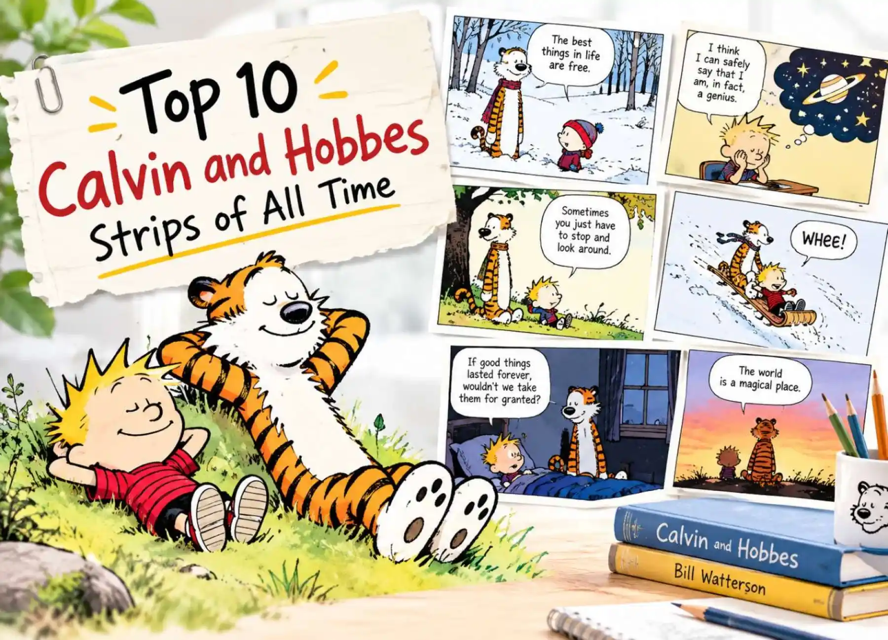 Top 10 Calvin and Hobbes Strips of All Time: The Definitive List